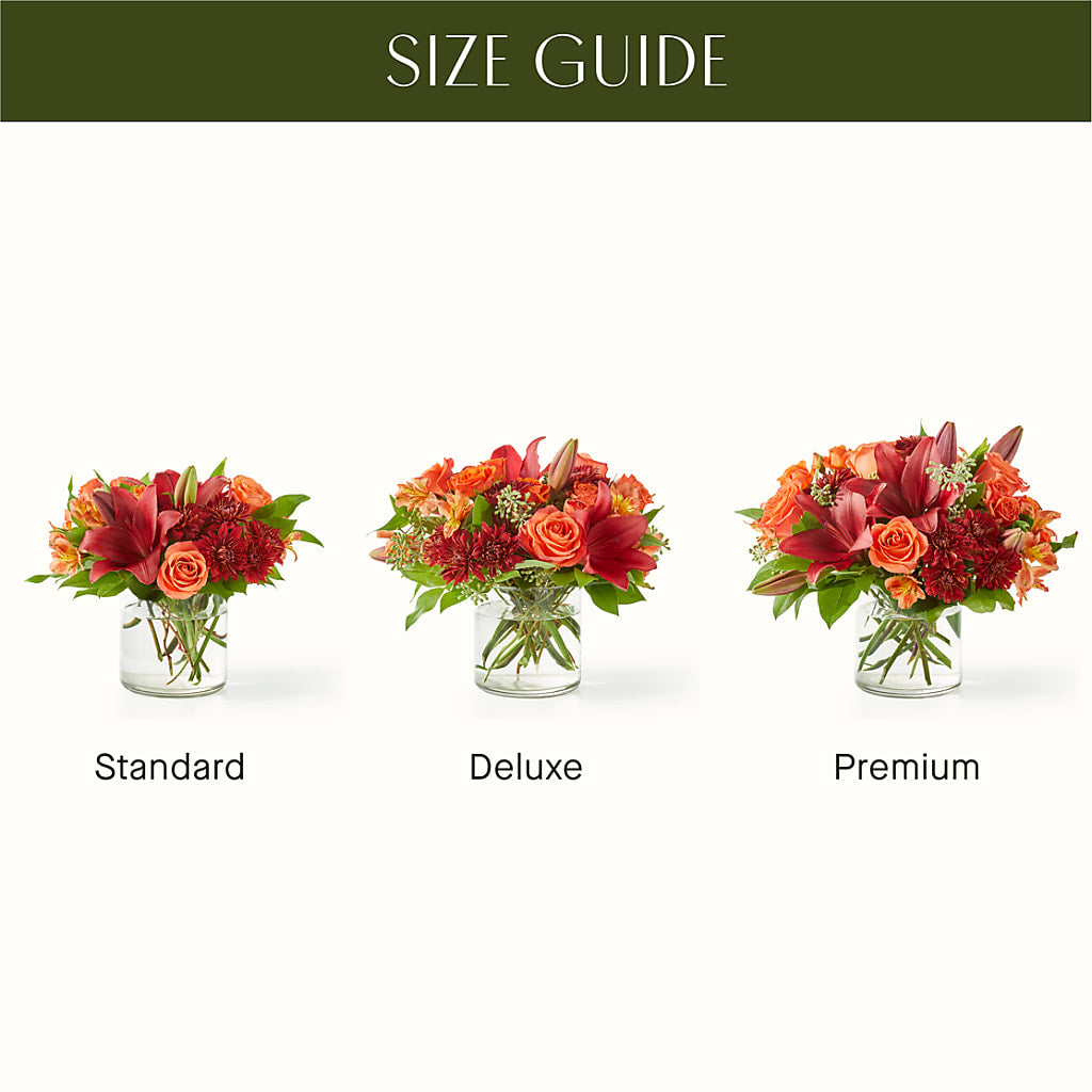 Crimson Leaves Bouquet – FLORAL CREATIONS & GIFTS, Weslaco TX