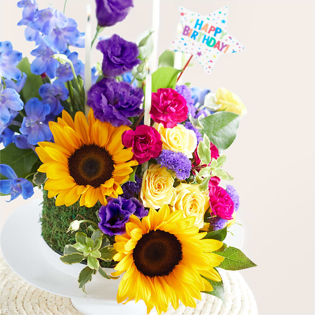 Star of the Day Floral Cake – FLORAL CREATIONS & GIFTS, Weslaco TX