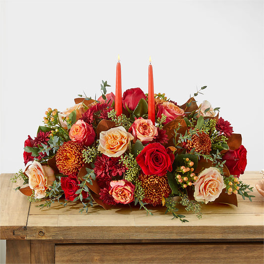 Gather Near Centerpiece – FLORAL CREATIONS & GIFTS, Weslaco TX