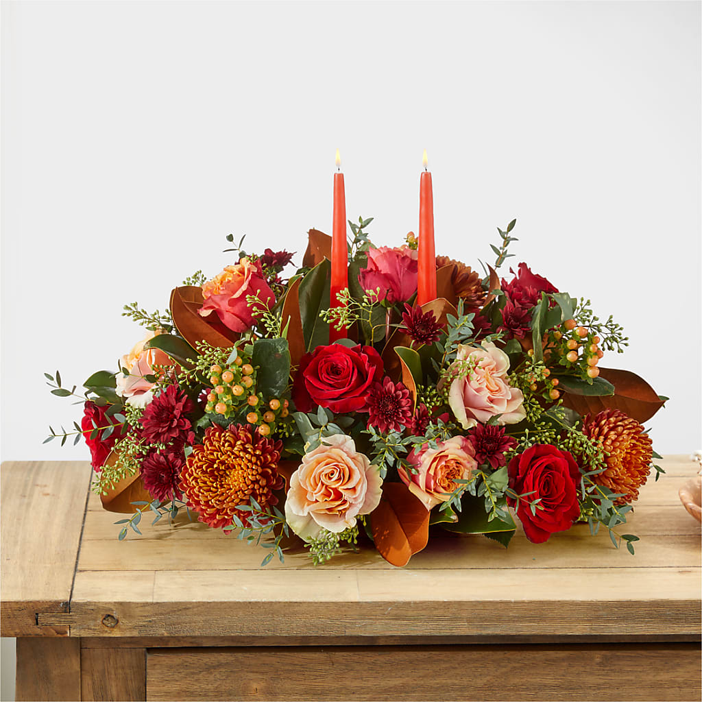 Gather Near Centerpiece – FLORAL CREATIONS & GIFTS, Weslaco TX