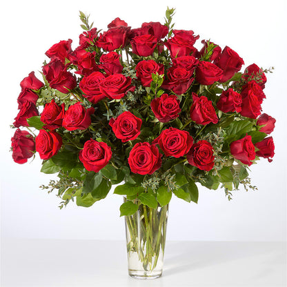 Forever Yours Fifty Stem Red Rose Bouquet – FLORAL CREATIONS & GIFTS, Weslaco TX