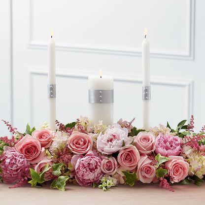 Worldwide Romance Unity Candle Arrangement – FLORAL CREATIONS & GIFTS, Weslaco TX