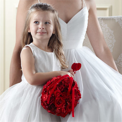 Pure at Heart Flower Girl Arrangement – FLORAL CREATIONS & GIFTS, Weslaco TX